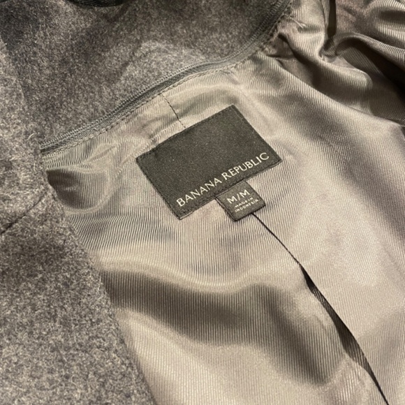 Mens Layered Topcoat Banana Republic - Picture 3 of 10